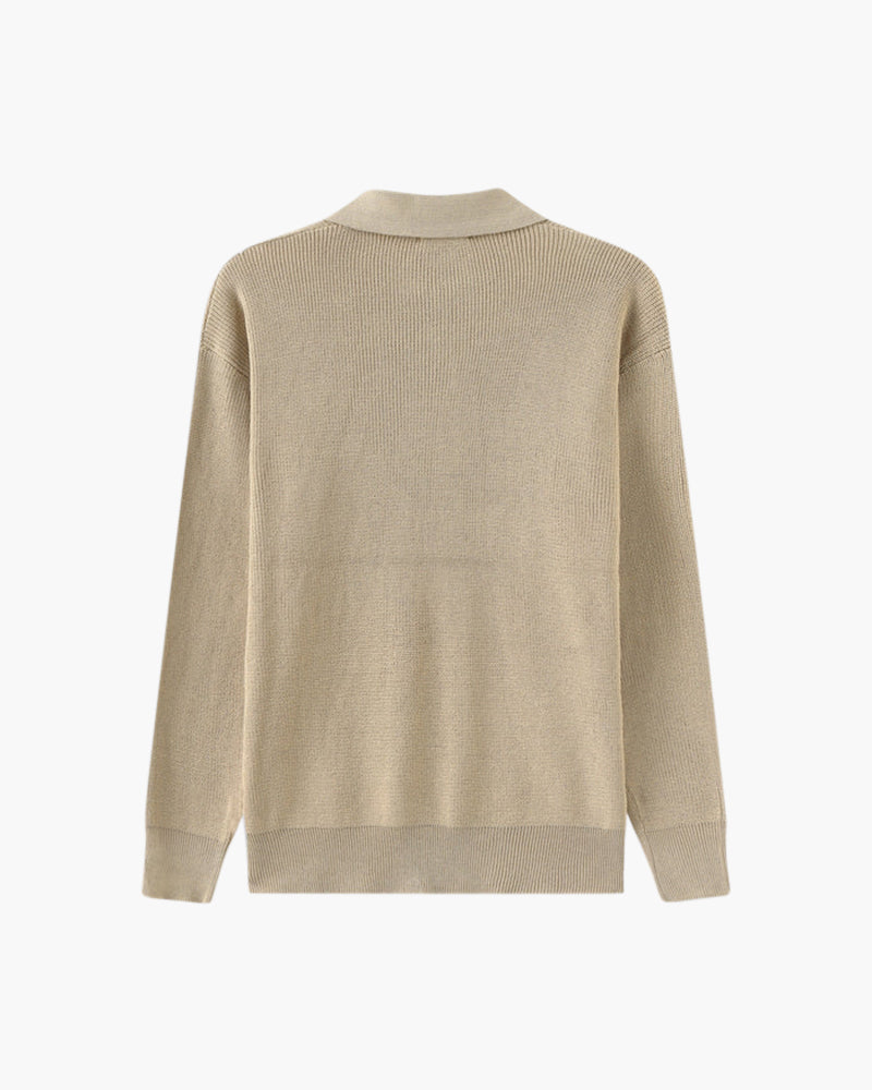 Maglione a Mezza Zip Elegante | Stile Classico e Comfort