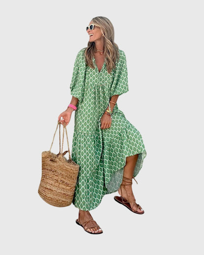 Abito Maxi Boho | Linea Libera e Stile Romantico