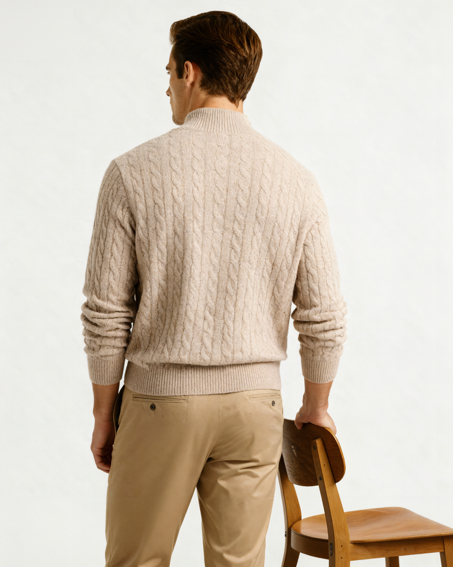 Maglione in Cashmere con Mezza Zip | Comfort ed Eleganza