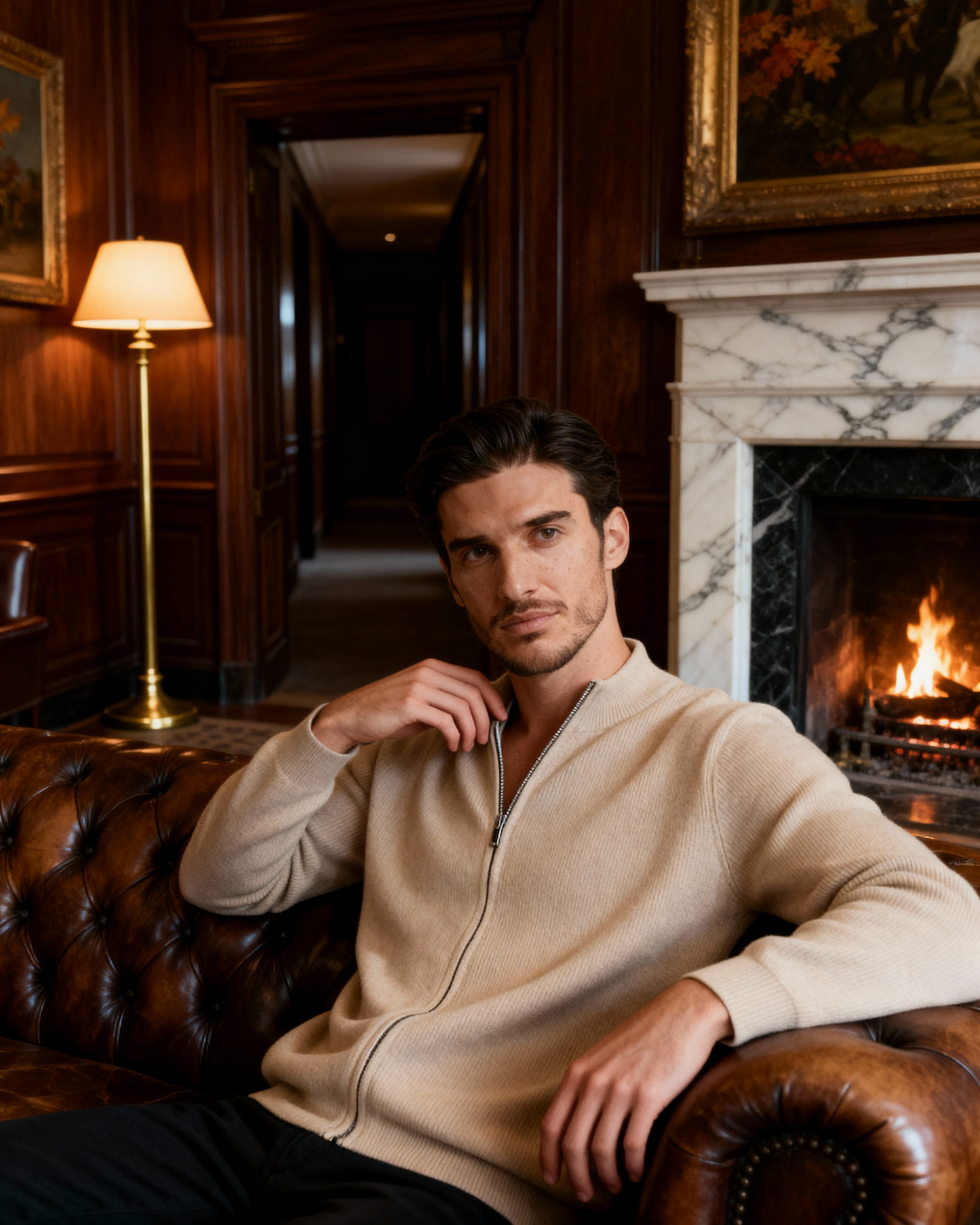 Maglione con Zip Elegante | Comfort Quotidiano e Stile Pulito