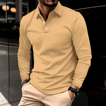Polo Maniche Lunghe Elegante | Stile Casual Raffinato