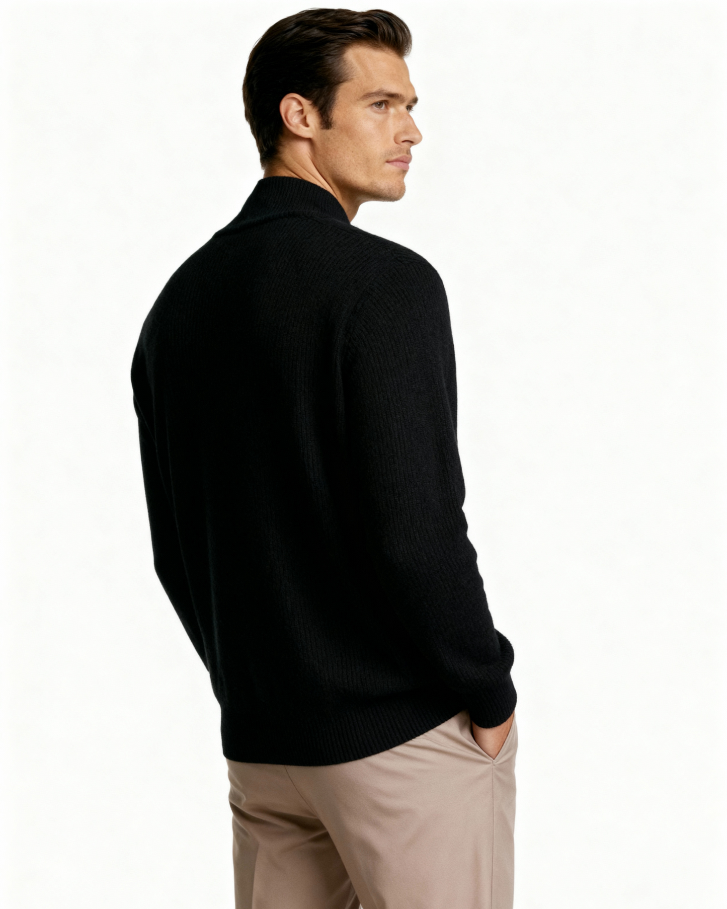 Maglione con Zip Elegante | Comfort Quotidiano e Stile Pulito