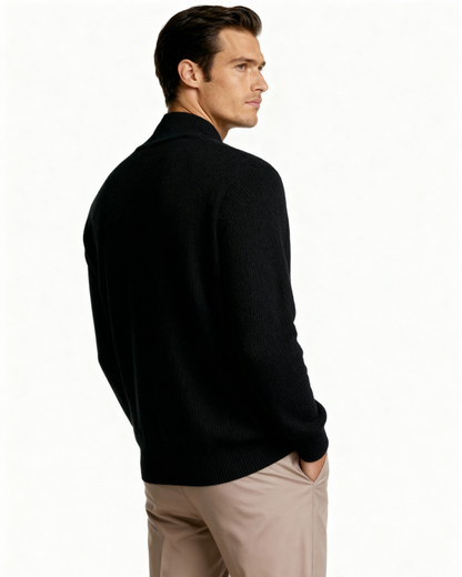 Maglione con Zip Elegante | Comfort Quotidiano e Stile Pulito