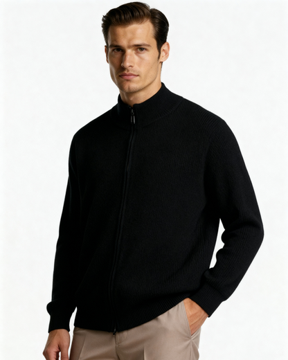 Maglione con Zip Elegante | Comfort Quotidiano e Stile Pulito