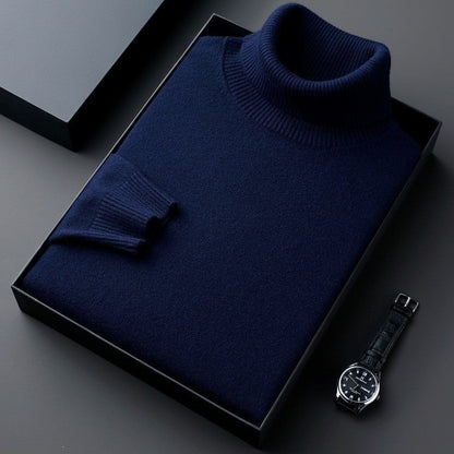 Maglione Collo Alto in Viscosa Stretch | Comfort Elegante