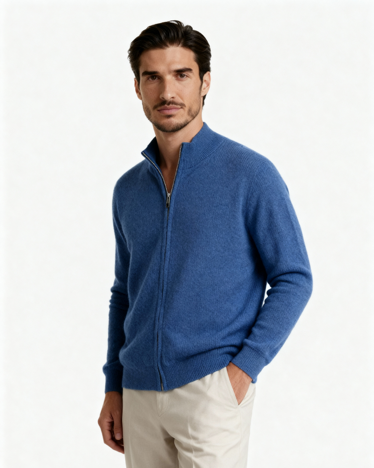 Maglione con Zip Elegante | Comfort Quotidiano e Stile Pulito