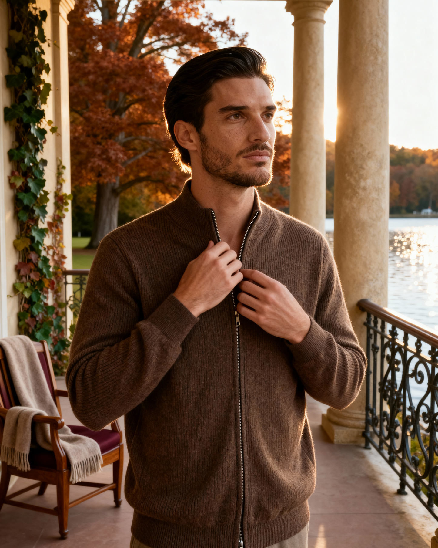 Maglione con Zip Elegante | Comfort Quotidiano e Stile Pulito