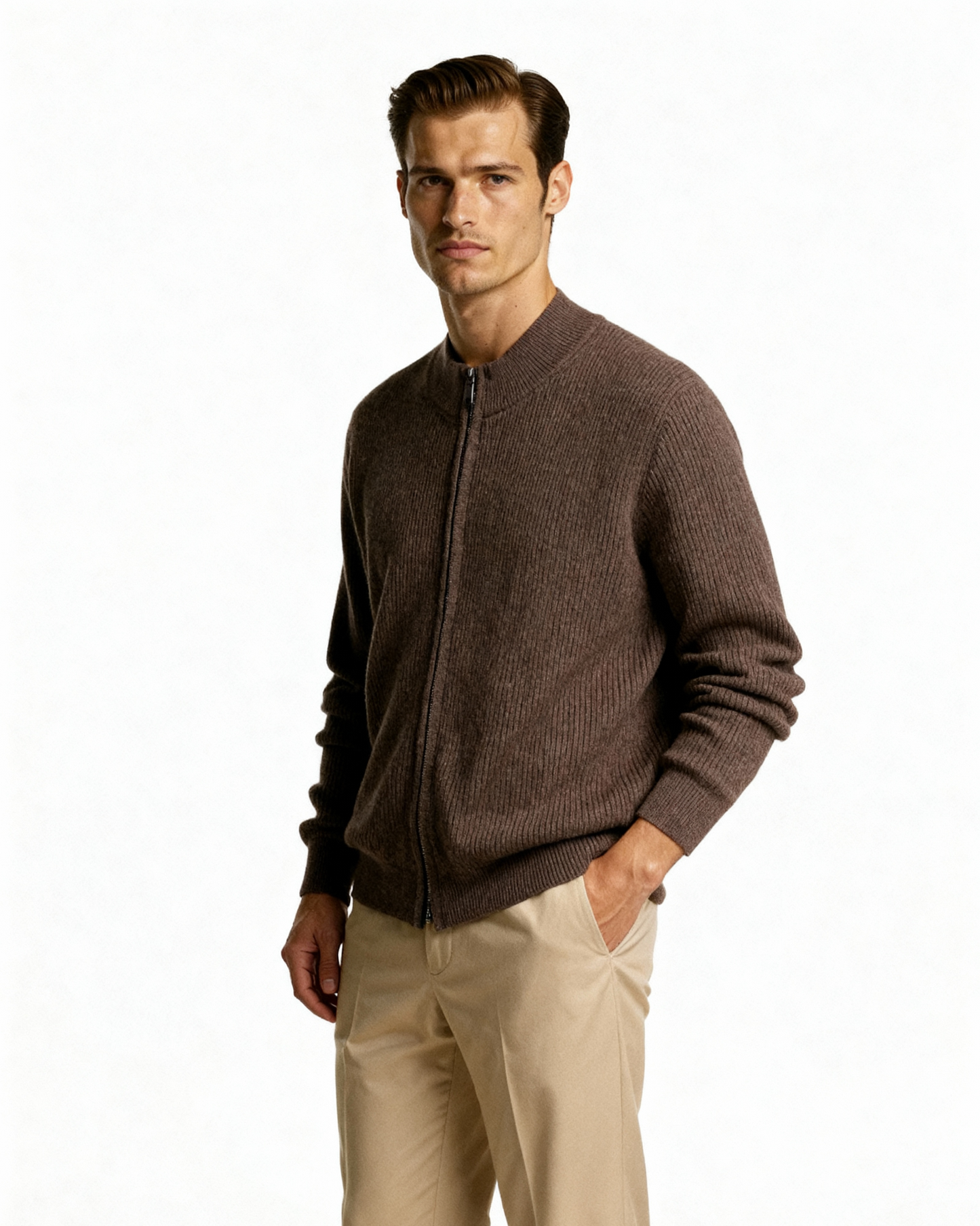 Maglione con Zip Elegante | Comfort Quotidiano e Stile Pulito