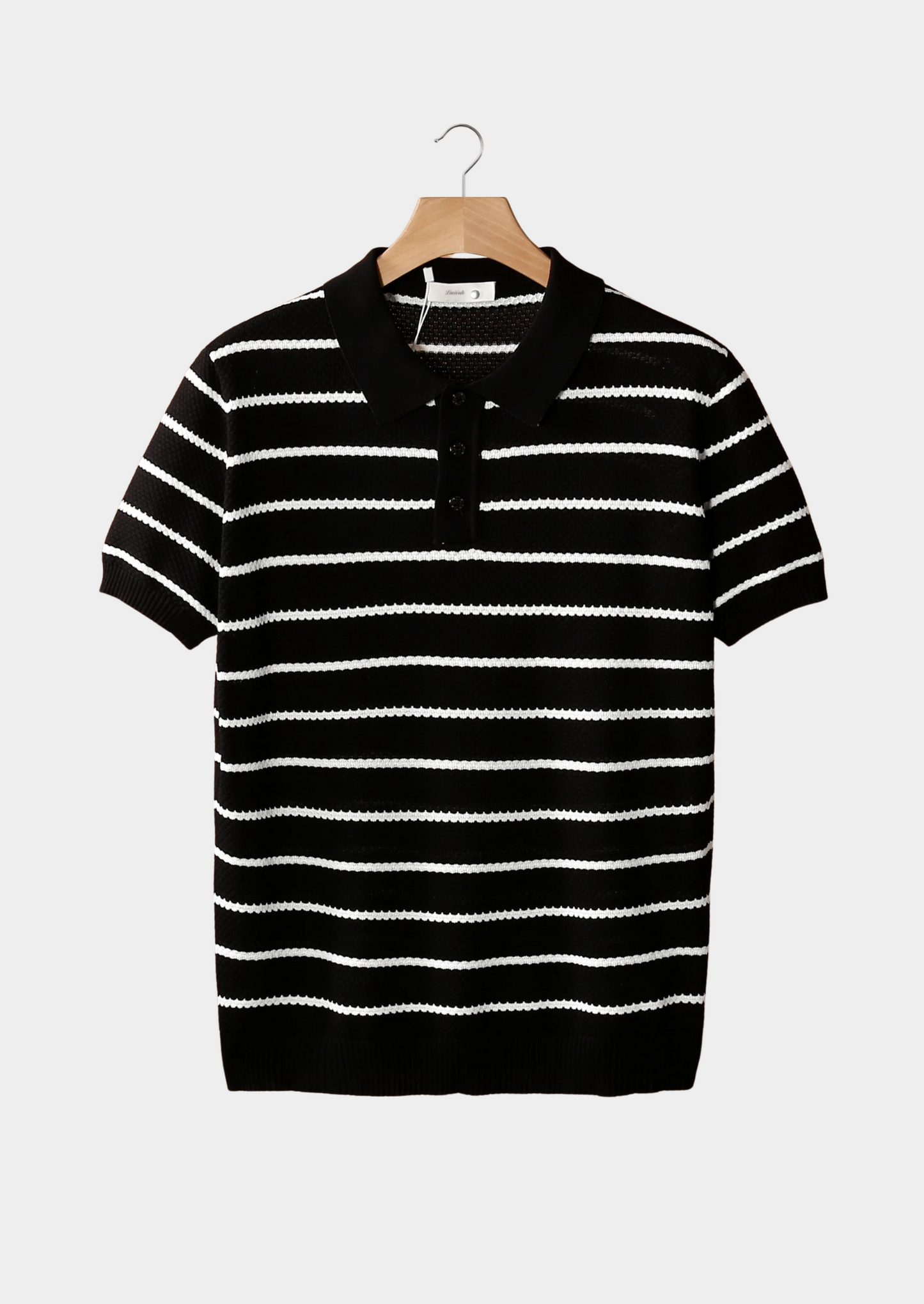 Polo a Righe in Maglia con Bottoni | Stile Estivo Moderno