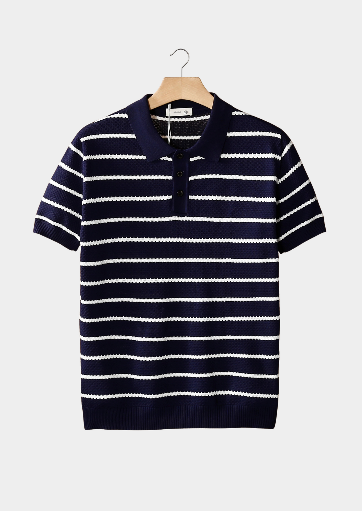 Polo a Righe in Maglia con Bottoni | Stile Estivo Casual