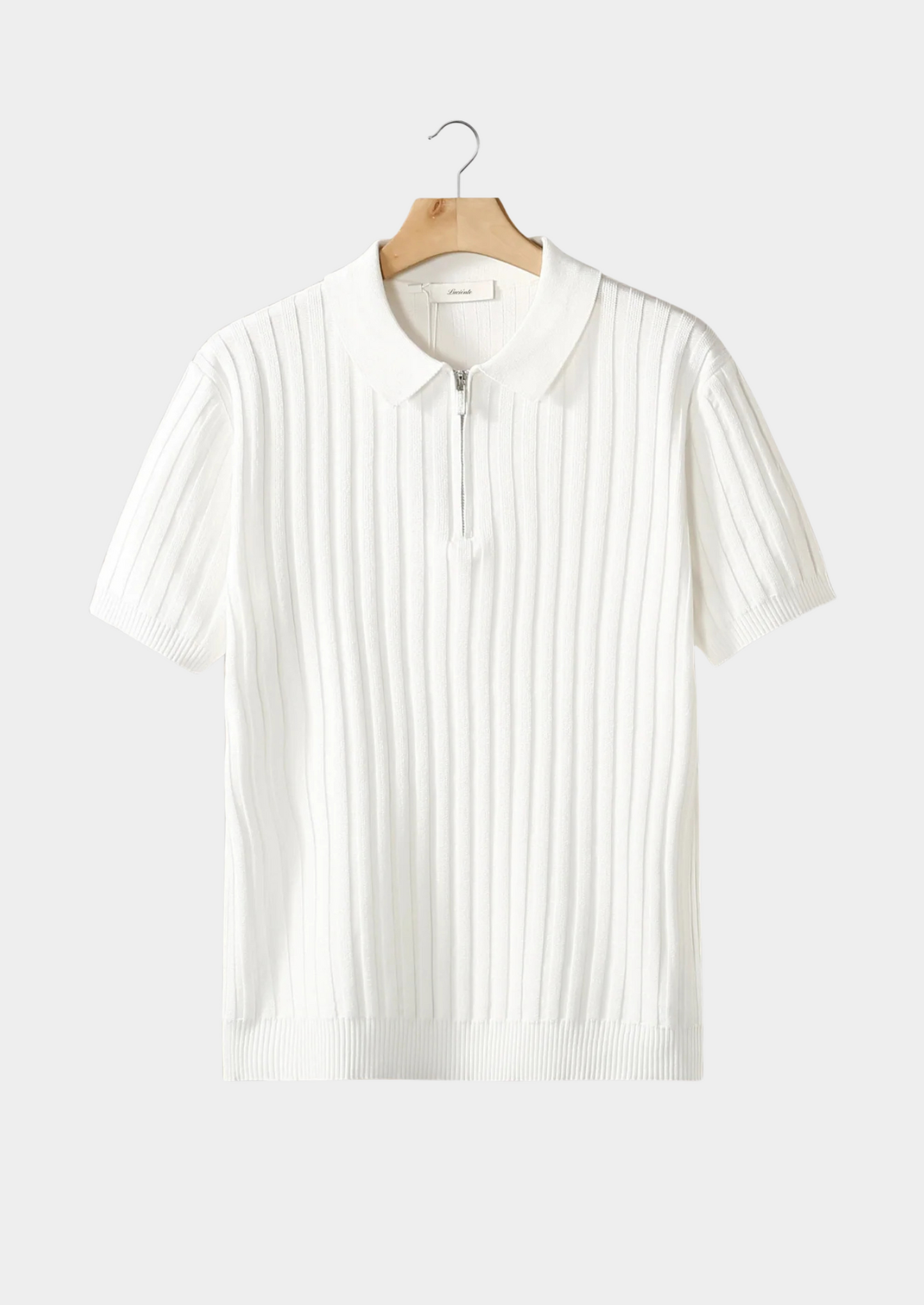 Polo con Zip e Maniche Corte con Vestibilità Regolare | Ideale per Look Estivi Casual e Raffinati