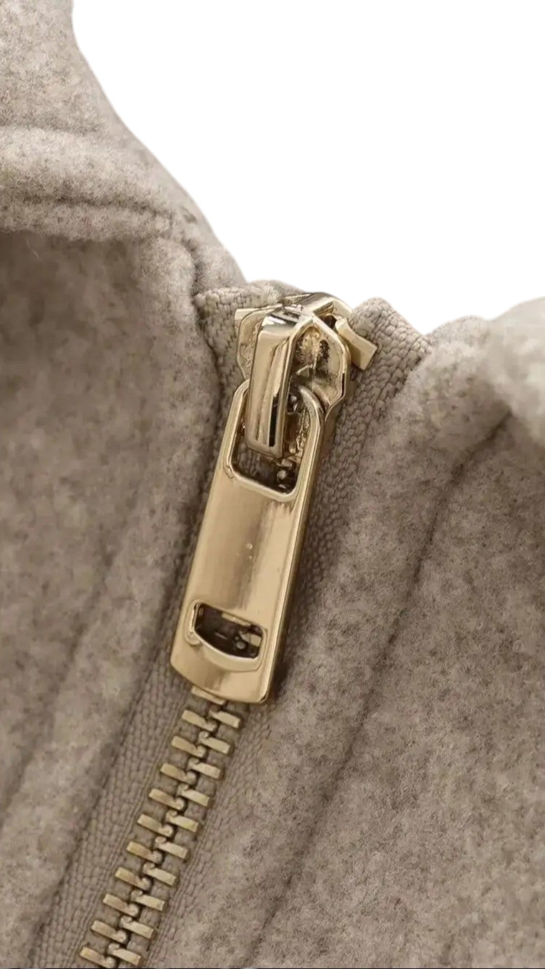 Giacca con Zip e Colletto a Revers con Vestibilità Svasata | Ideale per Uso Quotidiano e Lavoro