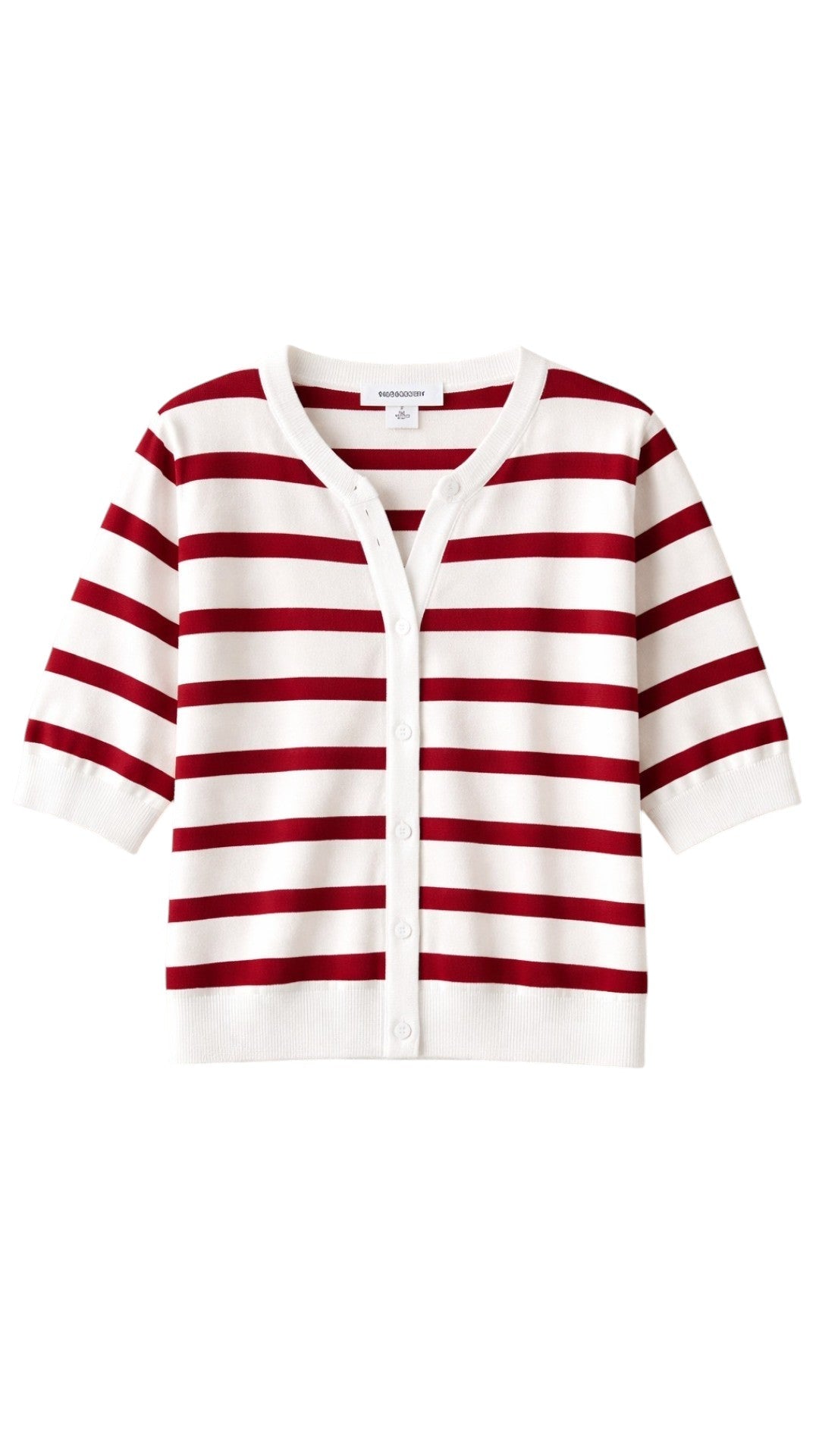 Cardigan con Bottoni e Scollatura V in 100% Cotone | Ideale per la Mezza Stagione