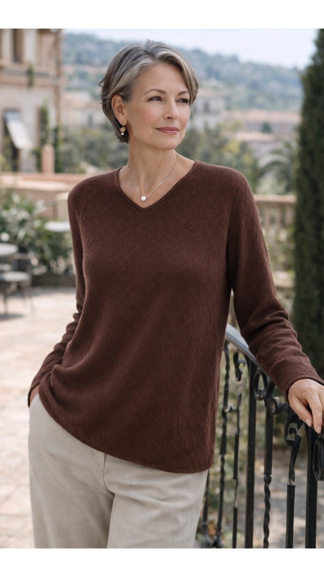 Maglione Girocollo con Maniche Lunghe in Cotone | Ideale per Uso Quotidiano