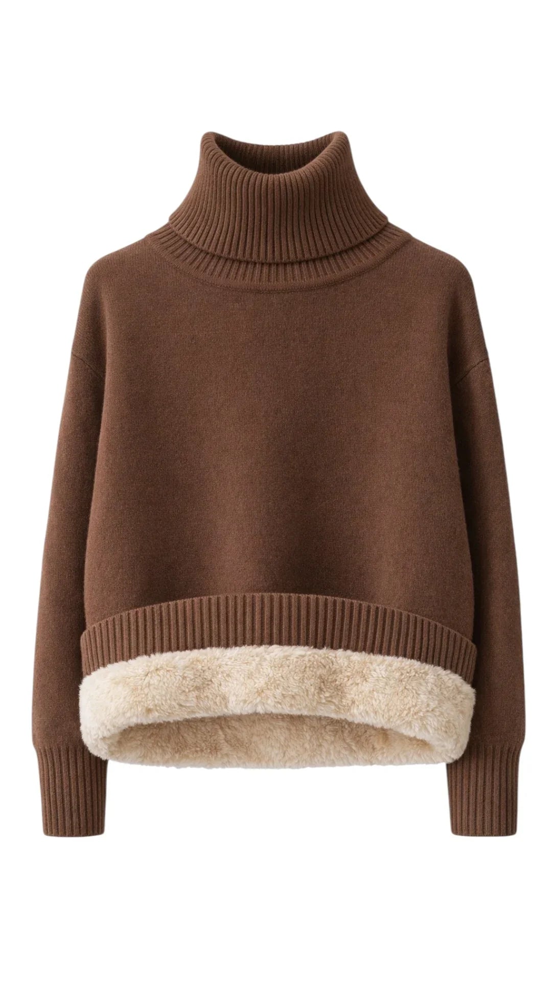 Pullover Collo Alto con Maniche Lunghe e Vestibilità Elastico | Ideale per la Stagione Invernale