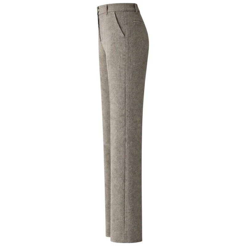 Pantaloni in Lana con Taglio Dritto e Vestibilità Regolare | Ideali per la Stagione Invernale