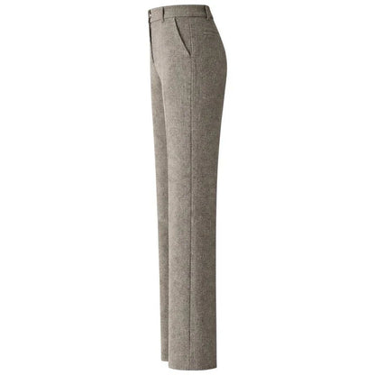 Pantaloni in Lana con Taglio Dritto e Vestibilità Regolare | Ideali per la Stagione Invernale