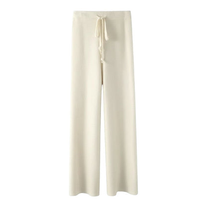 Pantaloni con Vita Elastica e Gamba Dritta con Vestibilità Comoda | Ideali per Uso Quotidiano