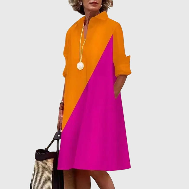 Abito Elegante con Tasche | Pratico e Raffinato