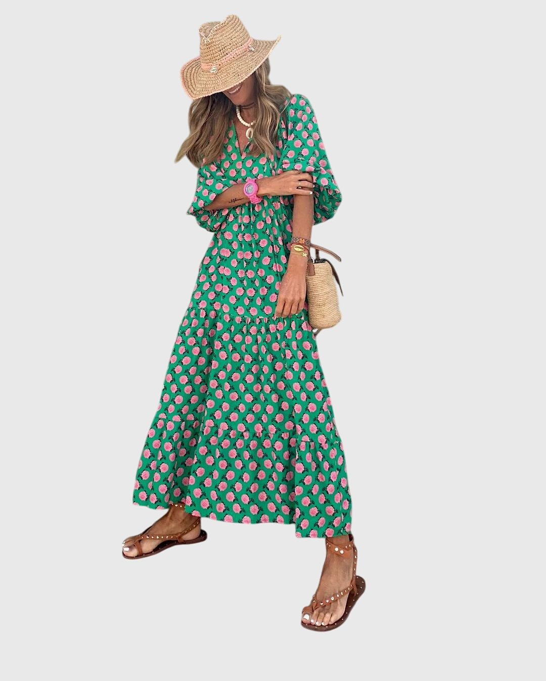 Abito Maxi Boho | Linea Libera e Stile Romantico