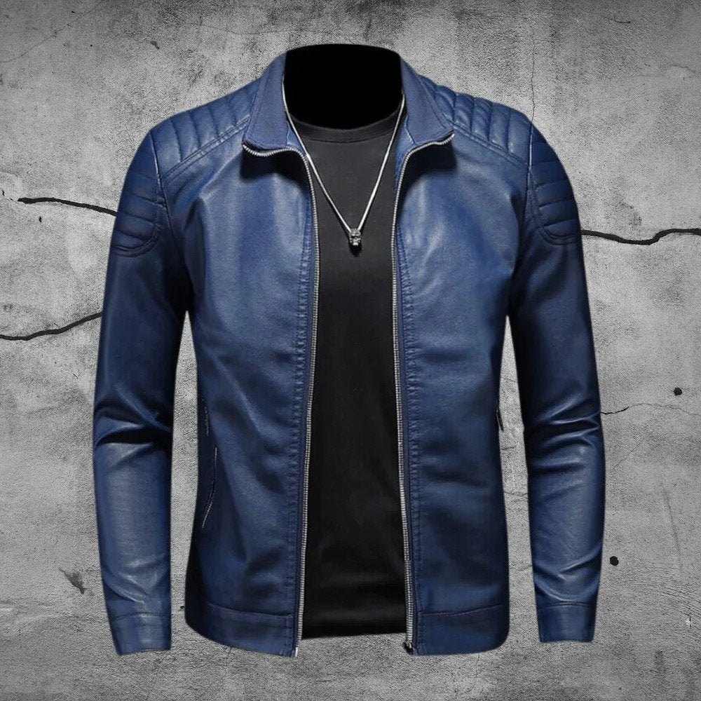 Giacca Biker Premium con Zip | Stile Deciso