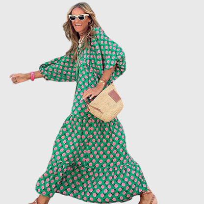 Abito Maxi Boho | Linea Libera e Stile Romantico
