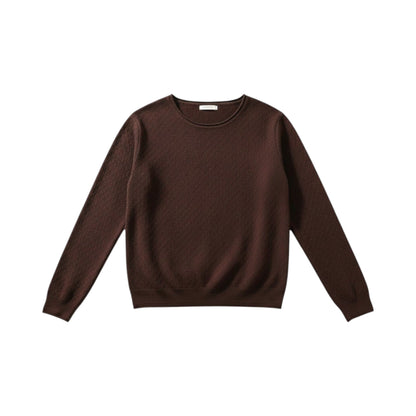 Maglione Girocollo con Maniche Lunghe in Cotone | Ideale per Uso Quotidiano