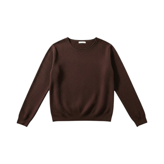 Maglione Girocollo con Maniche Lunghe in Cotone | Ideale per Uso Quotidiano