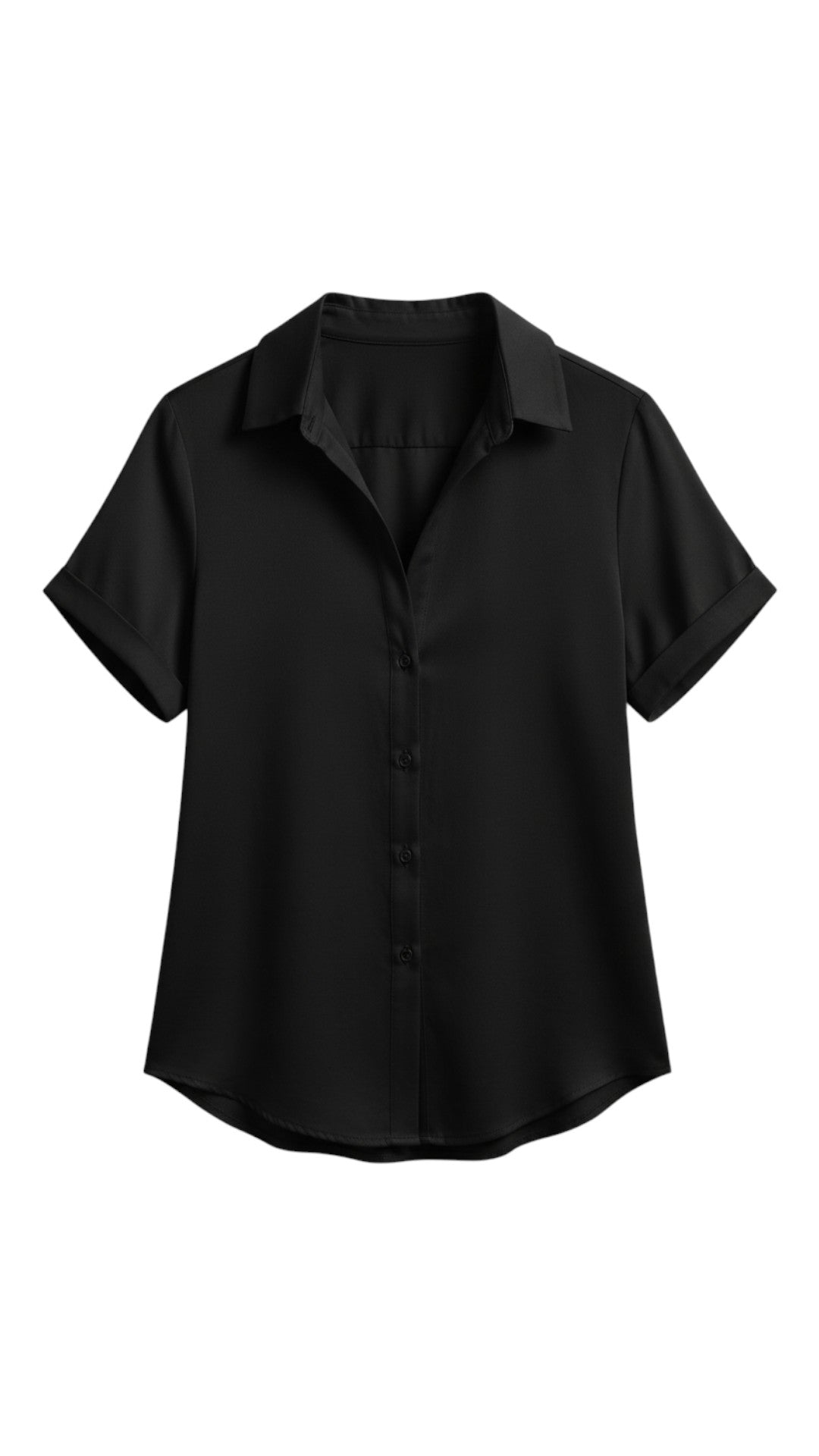 Camicia con Bottoni e Maniche Corte in Cotone e Lino | Ideale per la Stagione Estiva