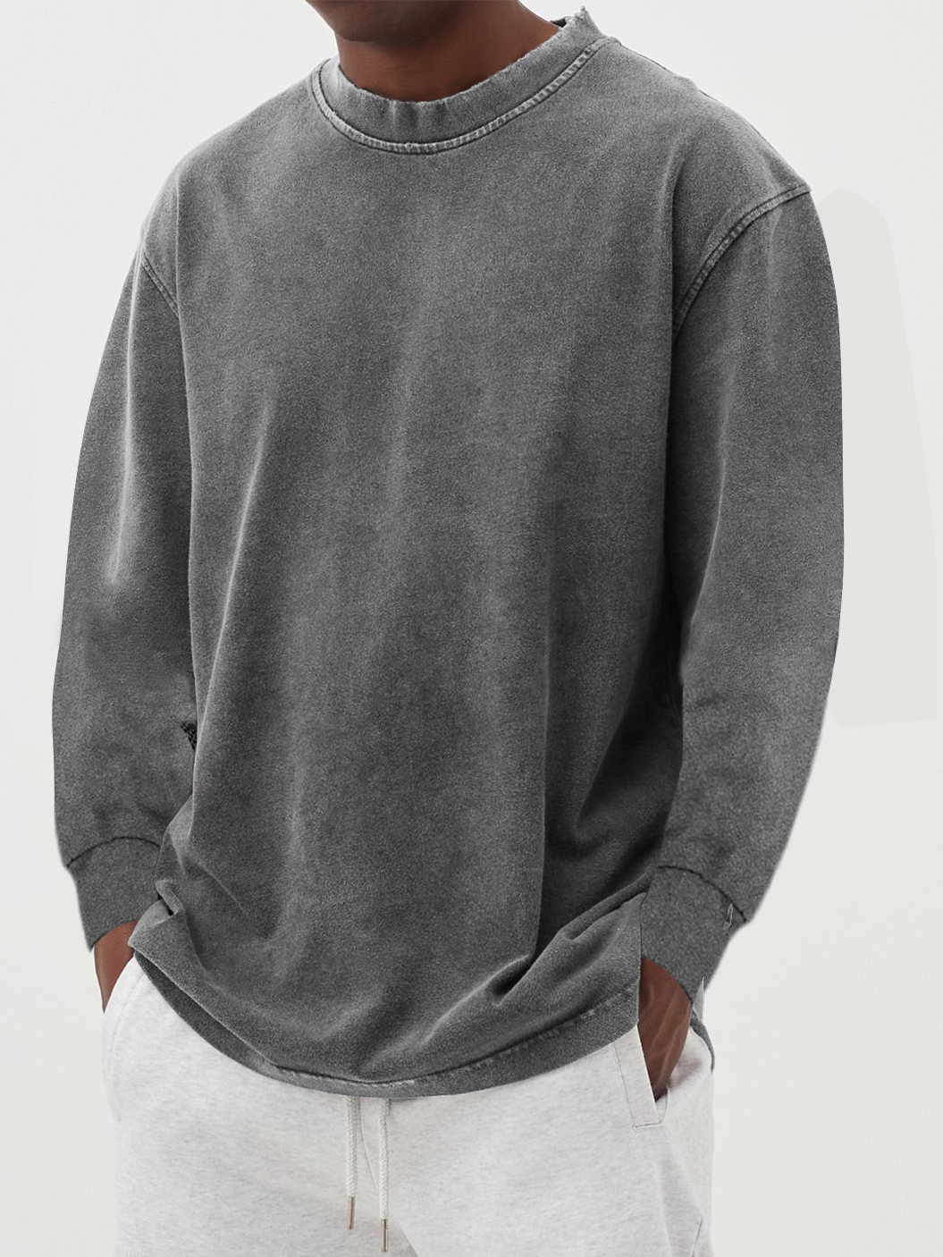 T-Shirt Maniche Lunghe Minimal | Comfort Quotidiano