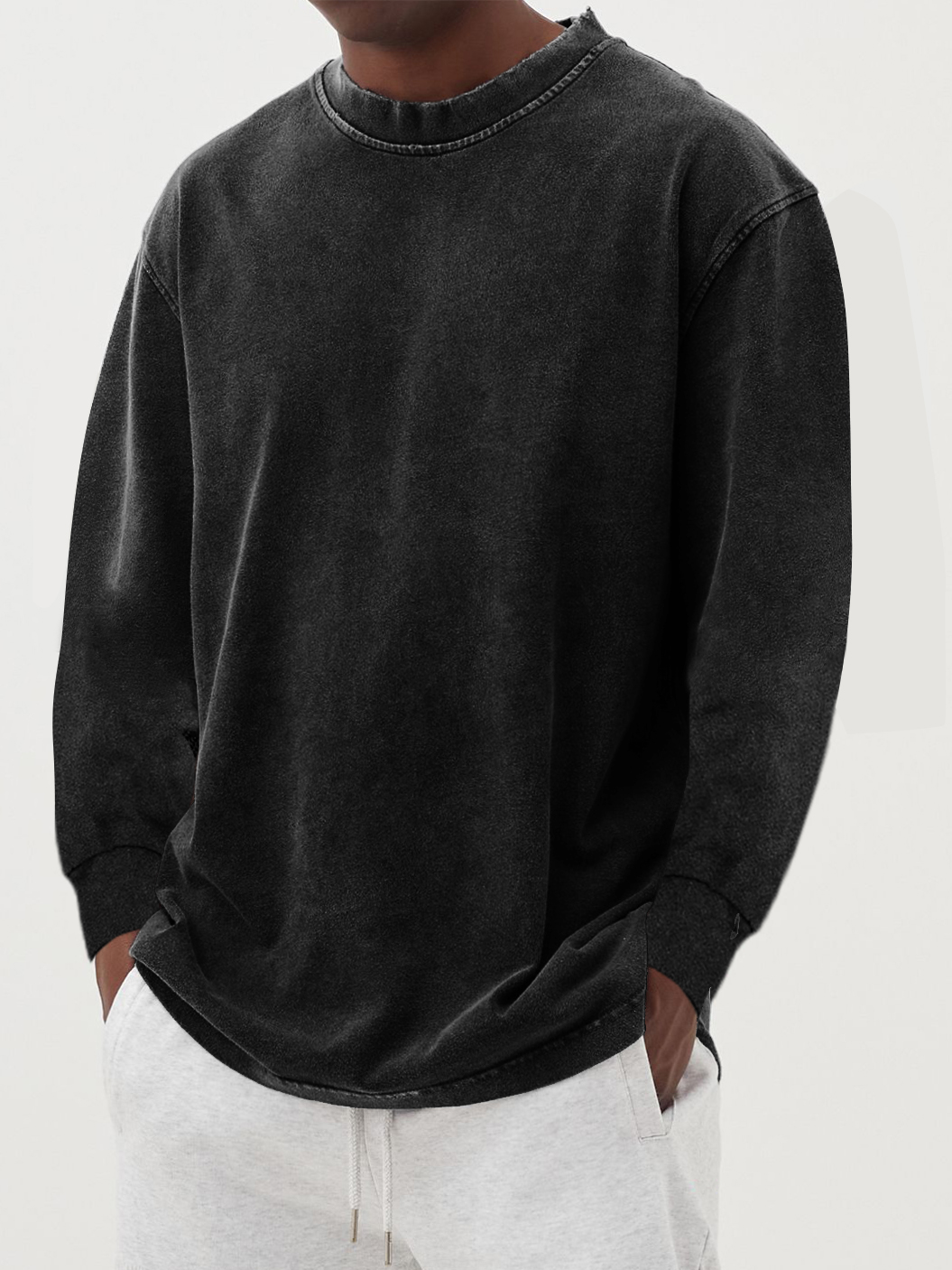 T-Shirt Maniche Lunghe Minimal | Comfort Quotidiano