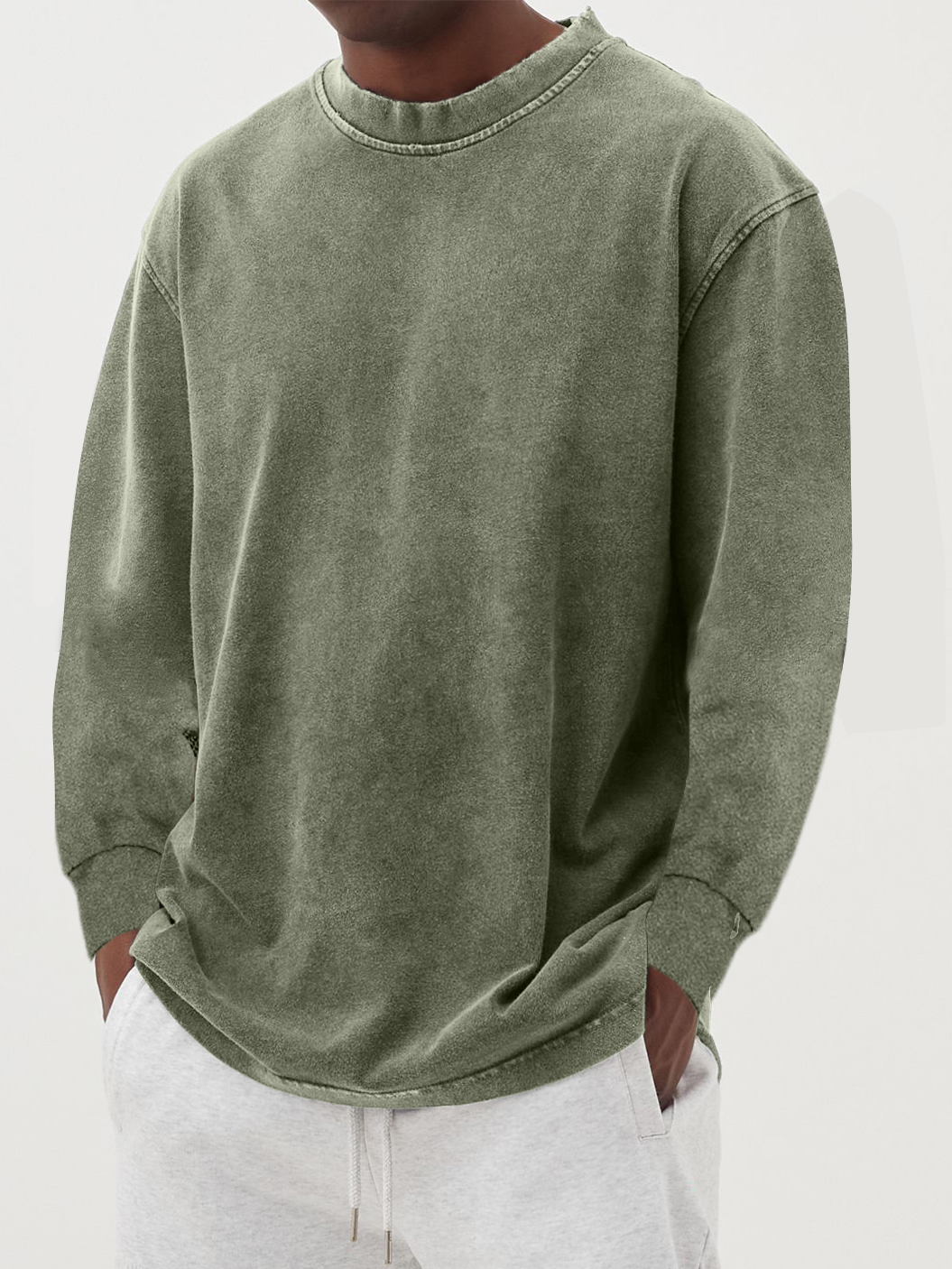 T-Shirt Maniche Lunghe Minimal | Comfort Quotidiano