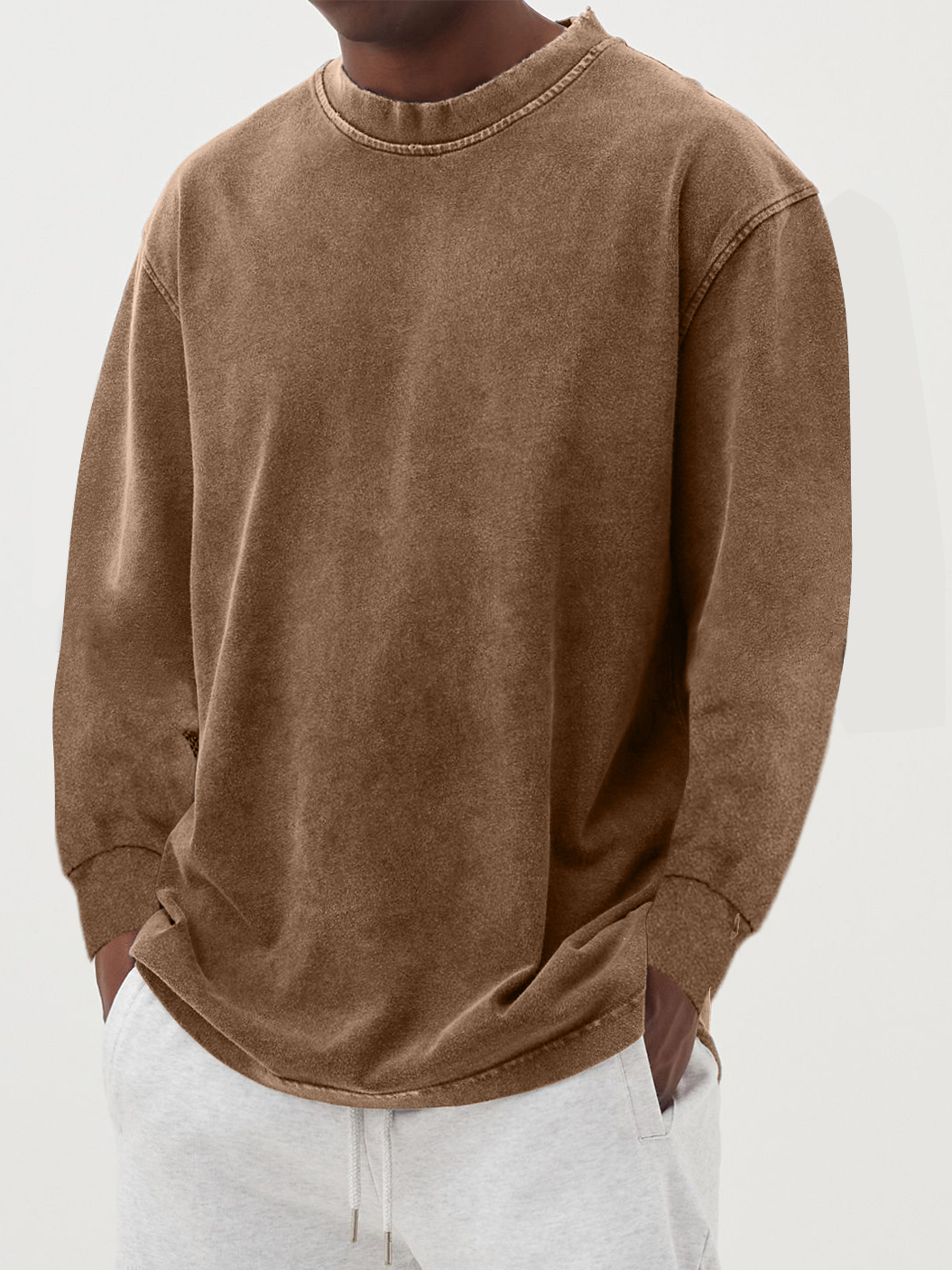 T-Shirt Maniche Lunghe Minimal | Comfort Quotidiano