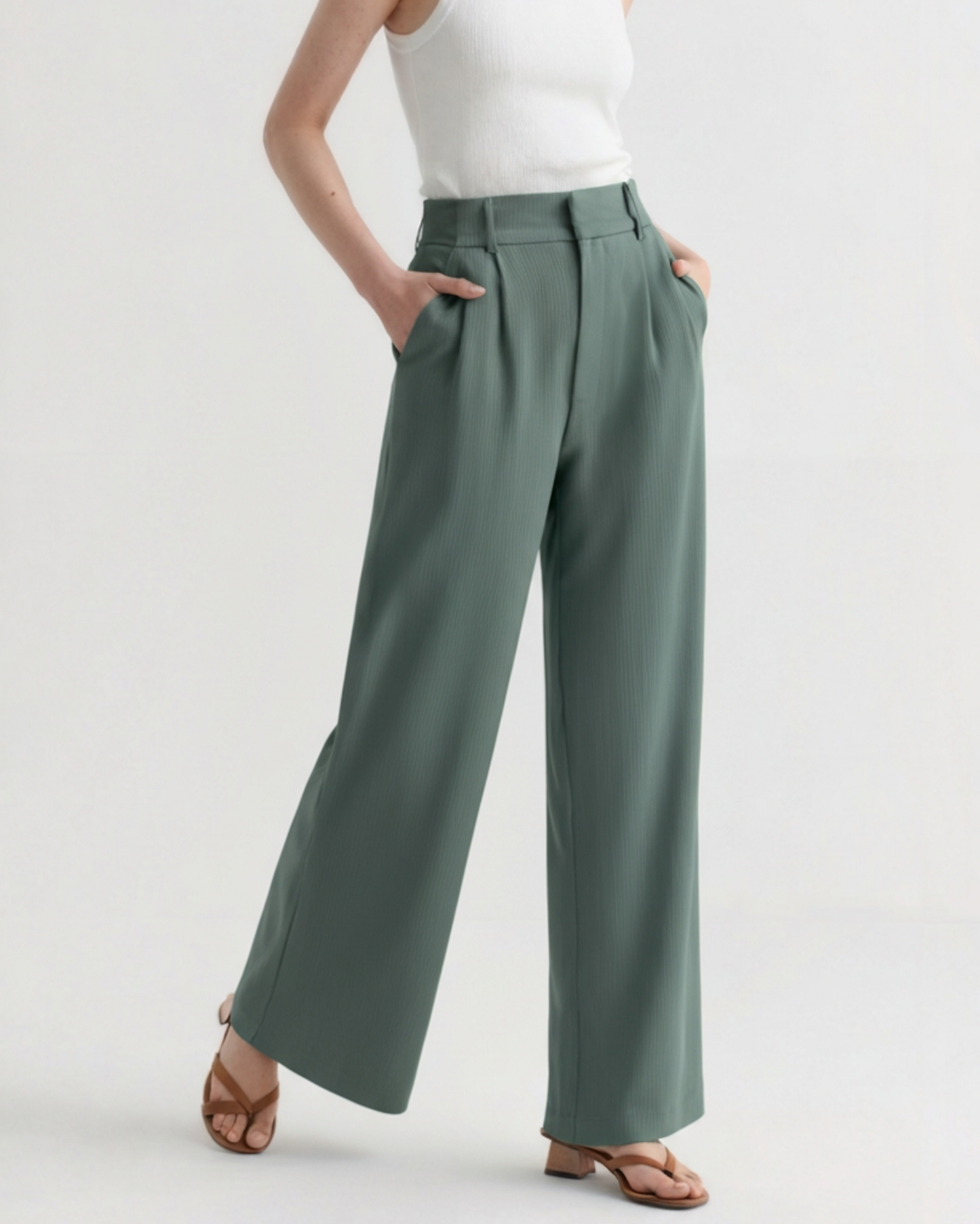 Pantaloni a Gamba Larga Donna | Vestibilità Elegante