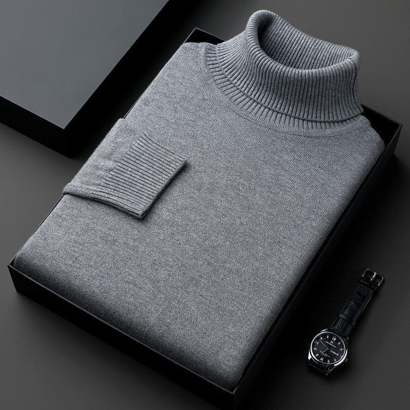 Maglione Collo Alto in Viscosa Stretch | Comfort Elegante