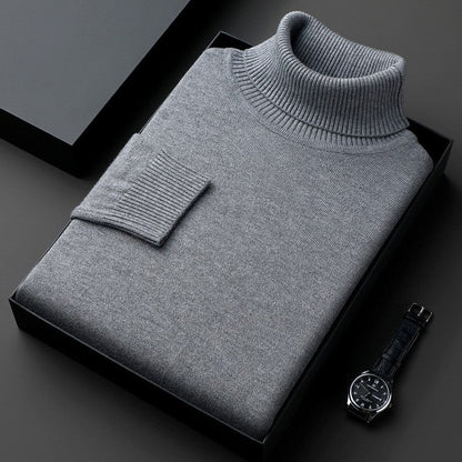Maglione Collo Alto in Viscosa Stretch | Comfort Elegante