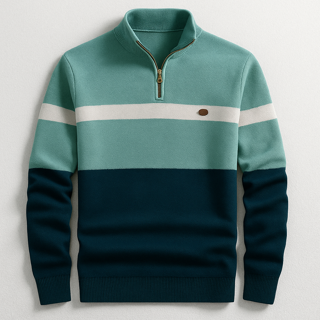 Maglione con Zip al Collo | Comfort e Stile Moderno