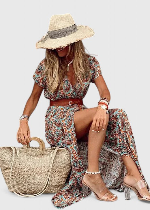 Abito Maxi Sofisticato | Stile Ricercato e Vestibilità Strutturata