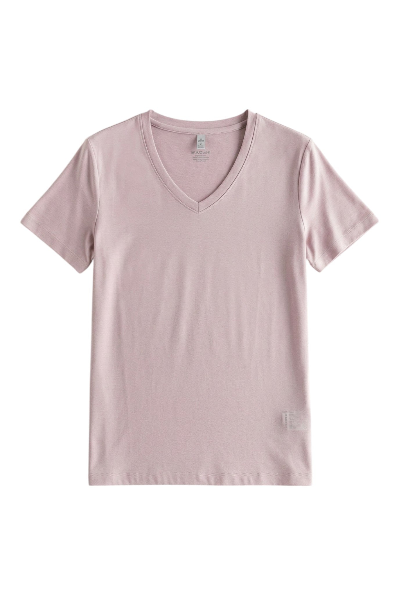 T-Shirt con Scollo V e Maniche Corte in Cotone e Seta | Ideale per la Stagione Estiva