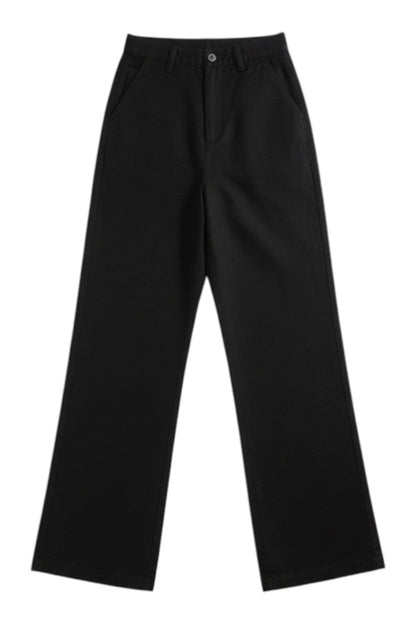 Pantaloni in Lino con Vita Elastica e Vestibilità Ampia | Ideali per Uso Quotidiano e Ufficio