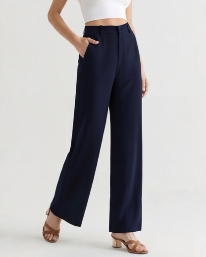 Pantaloni a Gamba Larga Donna | Vestibilità Elegante