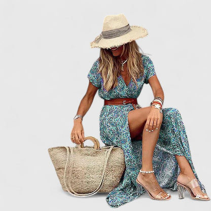 Abito Maxi Sofisticato | Stile Ricercato e Vestibilità Strutturata