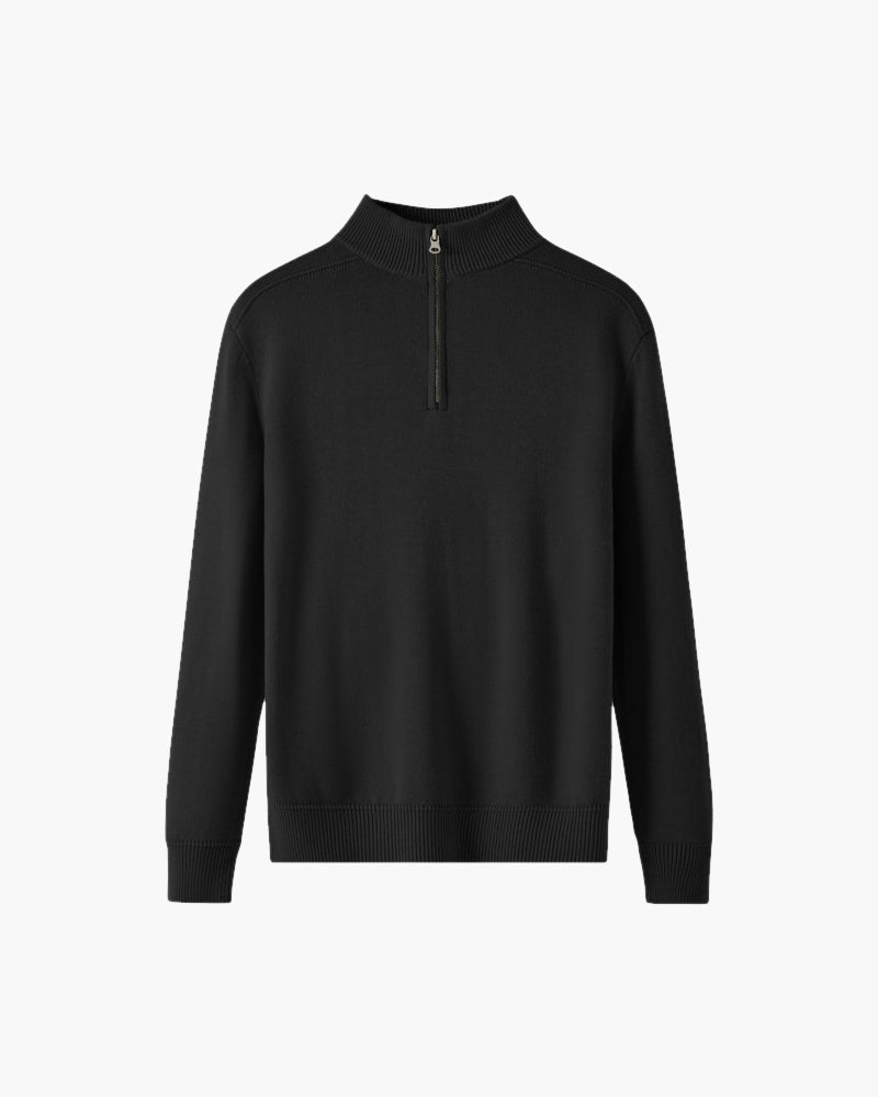 Maglione in Lana Merino con Zip | Comfort ed Eleganza