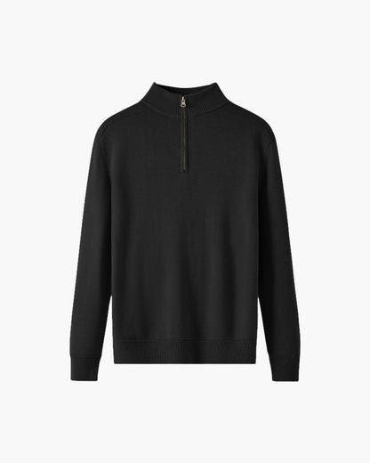 Maglione in Lana Merino con Zip | Comfort ed Eleganza