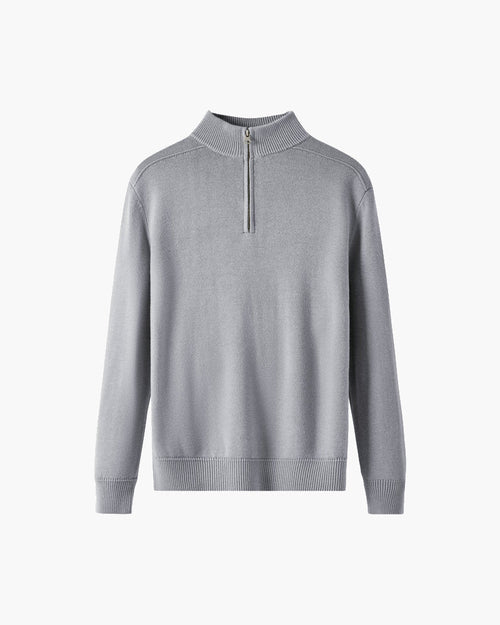 Maglione in Lana Merino con Zip | Comfort ed Eleganza