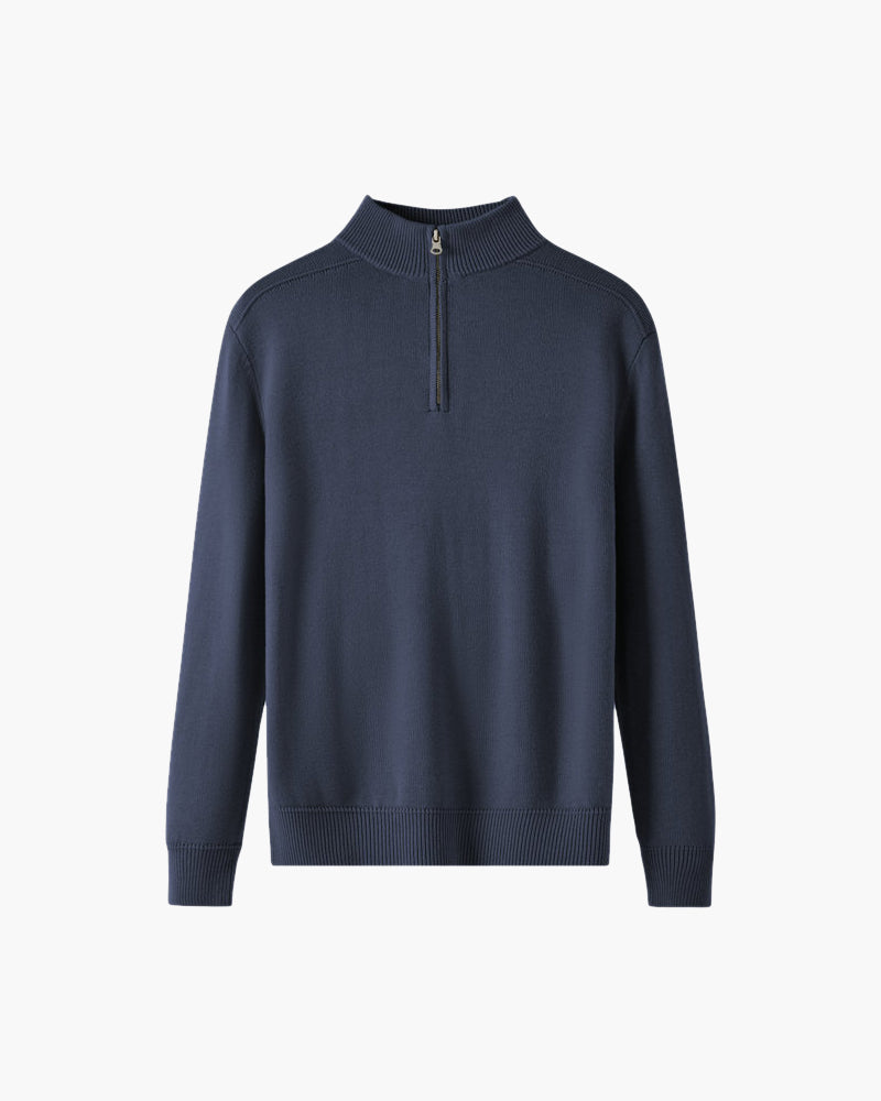 Maglione in Lana Merino con Zip | Comfort ed Eleganza