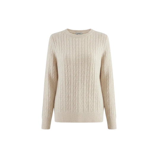 Maglione a Trecce con Collo Giro e Maniche Lunghe in Lana | Ideale per la Stagione Invernale