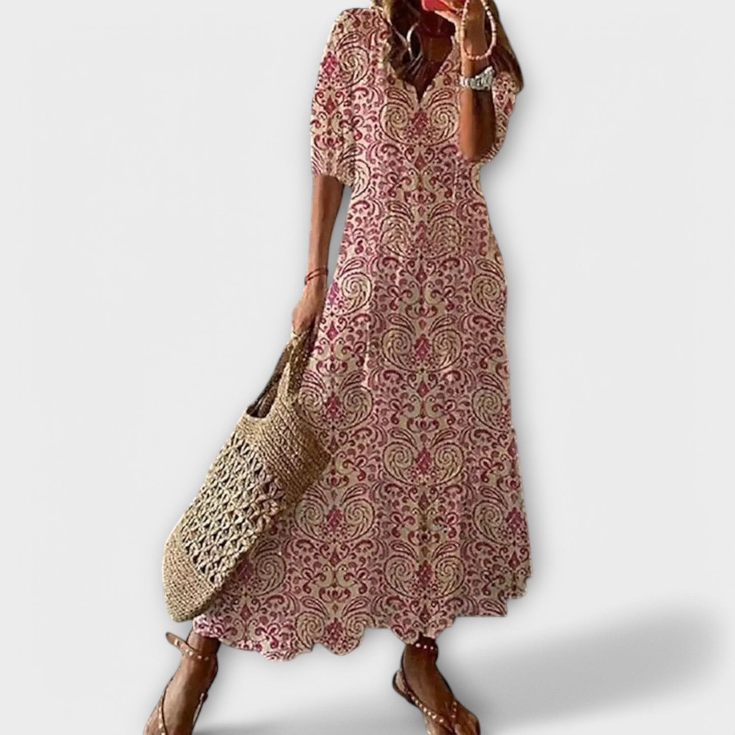 Abito Maxi Elegante | Presenza Scenica e Linea Allungante