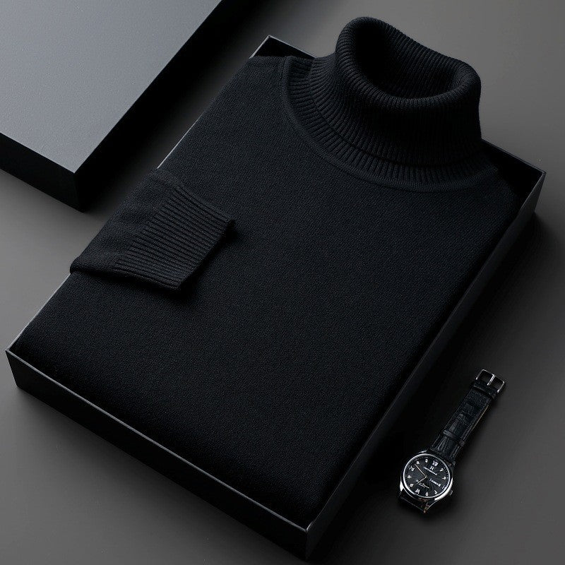 Maglione Collo Alto in Viscosa Stretch | Comfort Elegante